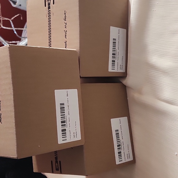 Cozyhealth Small Travel Neck Pillow for While Sleeping on Airplane Memory Foam - Picture 2 of 9